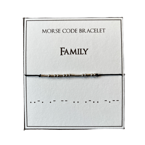 Besties Morse Code Bracelet