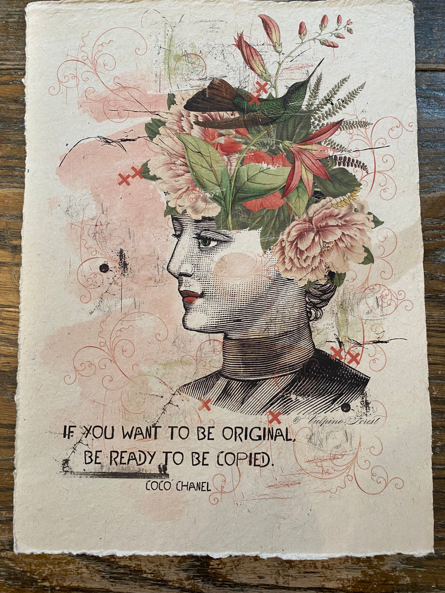 12x16 Artisan Paper Print, if you want to be original