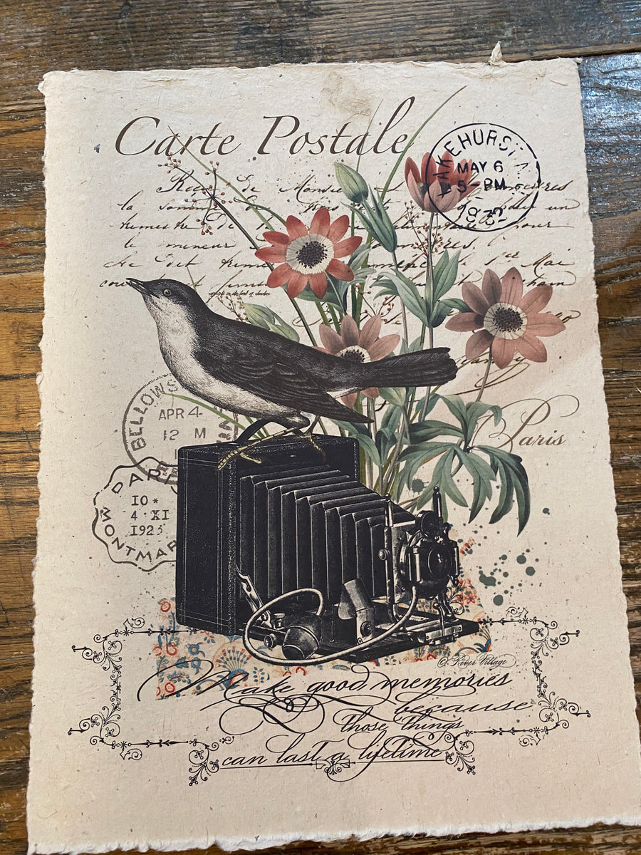 12x16 Artisan Paper Print, make good memories