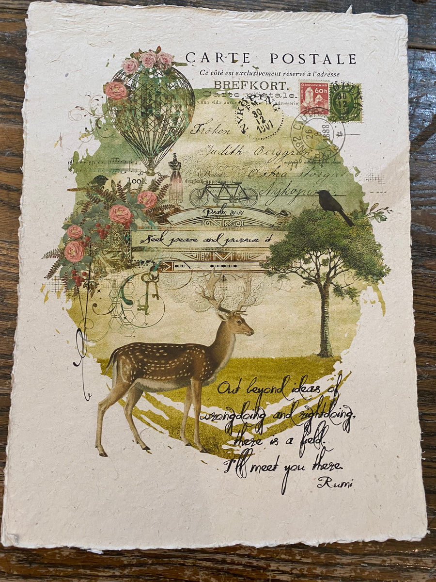 12x16 Artisan Paper Print, out beyond ideas