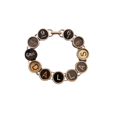 Typewriter Bracelet