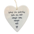 Hanging Heart Tag - Loved You Yesterday