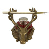 Brass Stag Inkwell Stand/Pen Holder