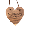 "McKinney" Heart Ornament