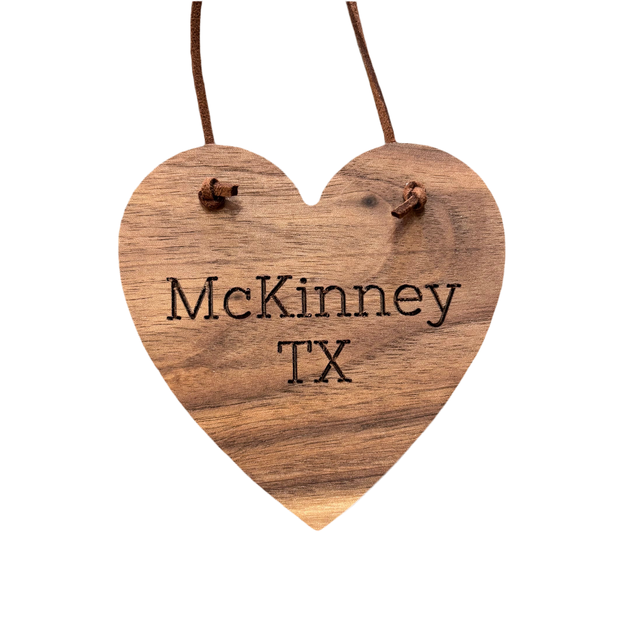 "McKinney" Heart Ornament
