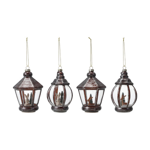 Lantern Snowglobe Ornament
