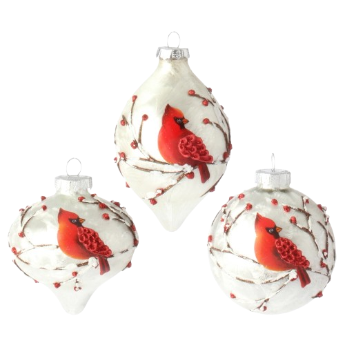 Beaded Cardinal Ornament