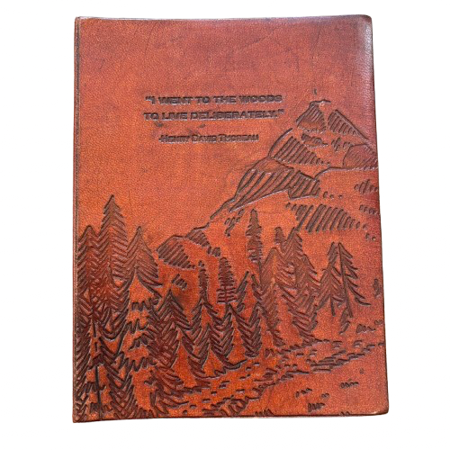 Leather Journal - I Went to the Woods
