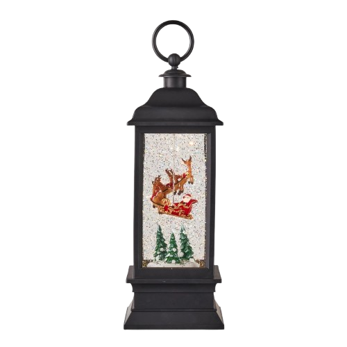 Santa Snowglobe Lantern