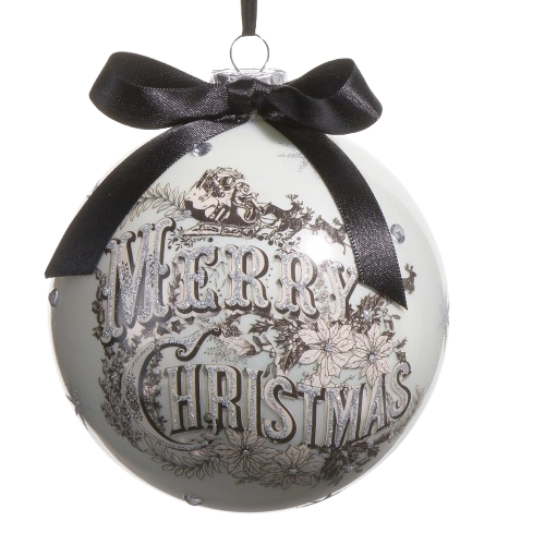 'Merry Christmas' Ball Ornament