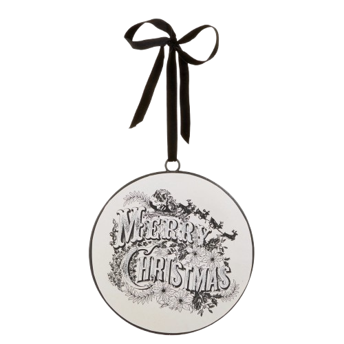 'Merry Christmas' Disc Ornament