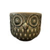 Stoneware Owl Container (small)