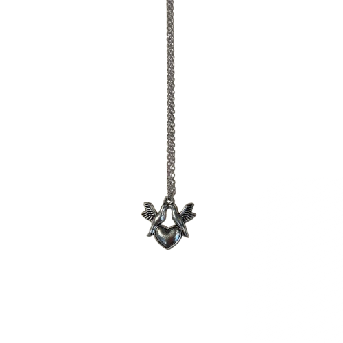 Birds/Heart Necklace
