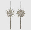 Snowflake with Tassel Ornament