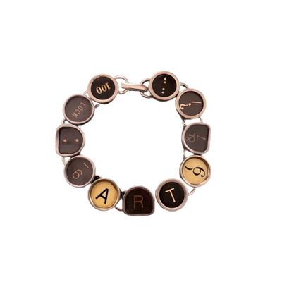 Typewriter Bracelet