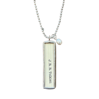 Literary Quote Necklace - A New Day