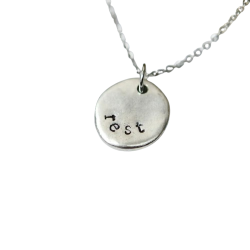 "Rest" Necklace