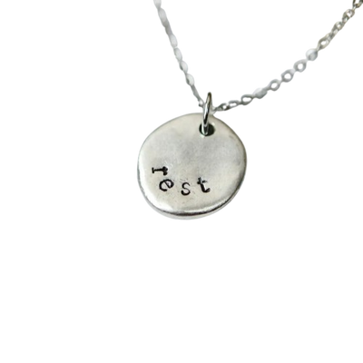 "Rest" Necklace