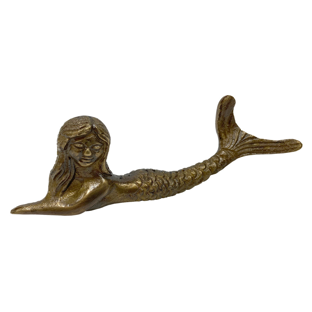 Brass Mermaid Paperweight