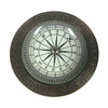Antiqued Brass Compass Paper Weight
