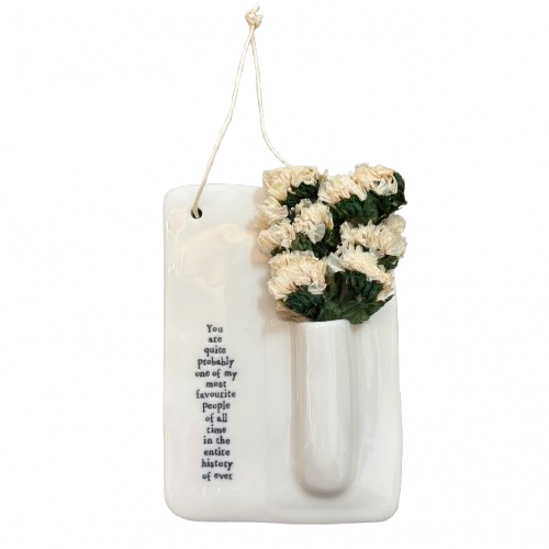 Wall Vase/Flowers - Favourite People