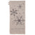 Embroidered Tea Towel, snowflake