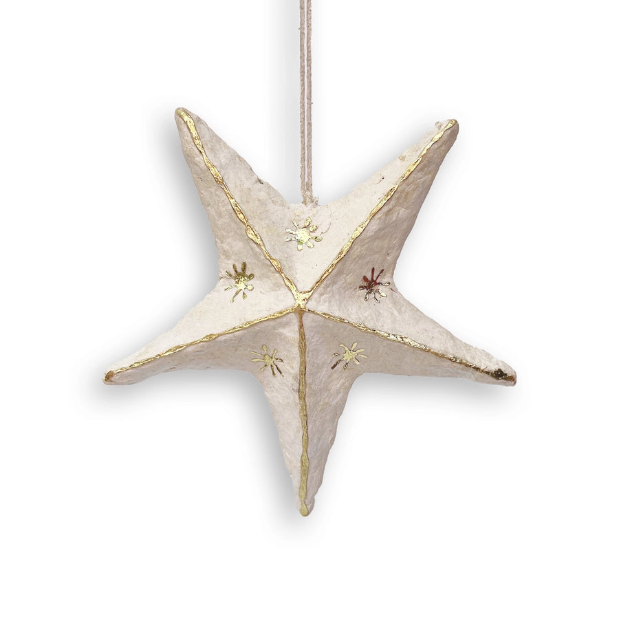 Paper Star Ornament, white