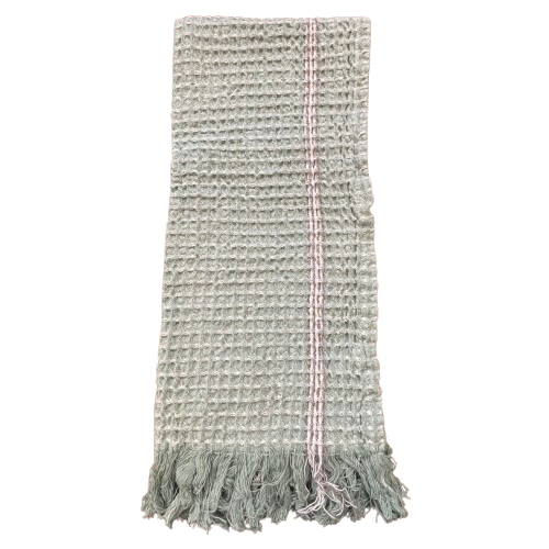 Waffle Weave Tea Towel, teal