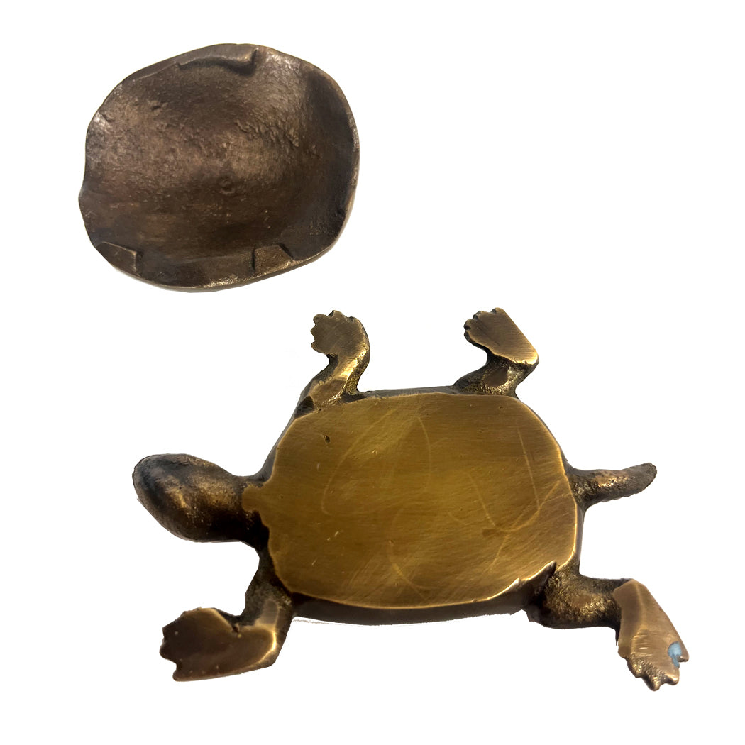 Brass Turtle Box