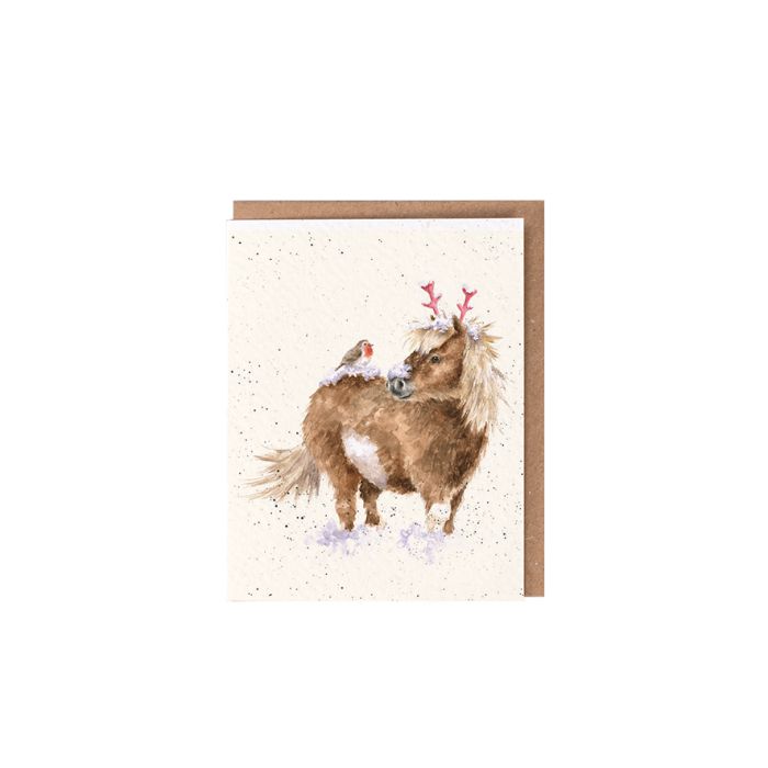 Gift Enclosure Card - One Horse Open Sleigh