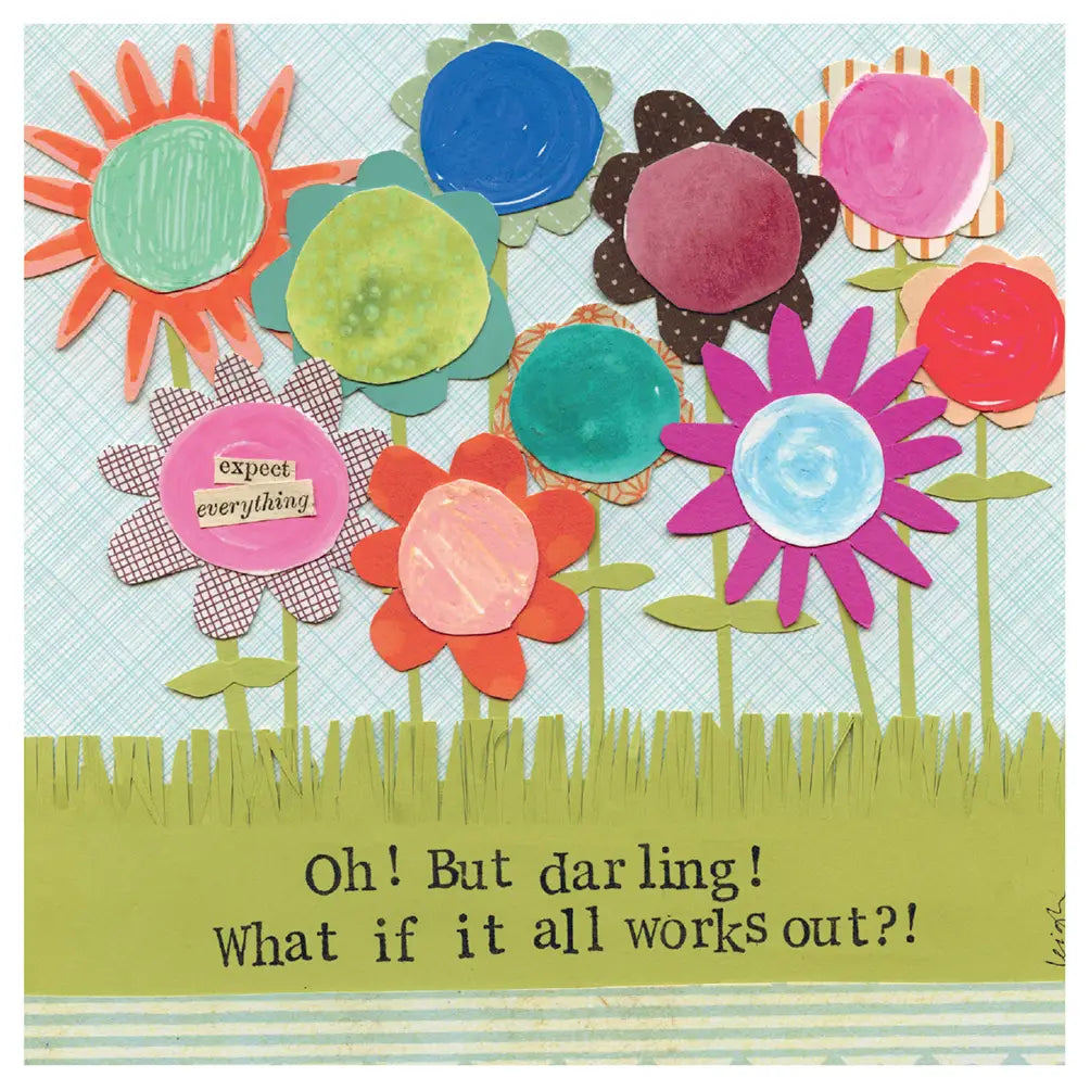 Greeting Card - Works Out