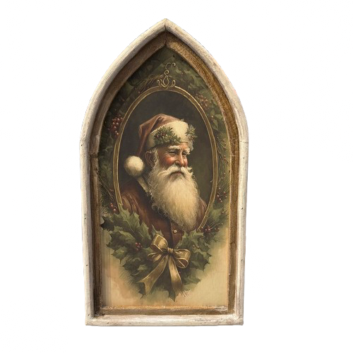 Arched Framed Santa
