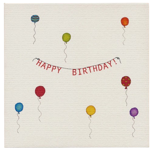 Greeting Card - Happy Birthday Balloons