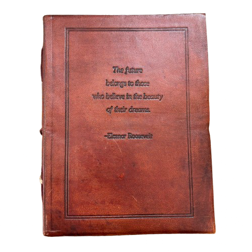 Leather Journal - The Future Belongs to Those