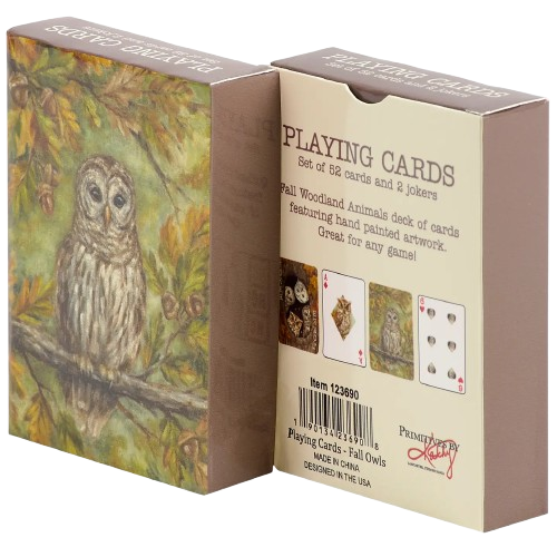Playing Cards - Owls