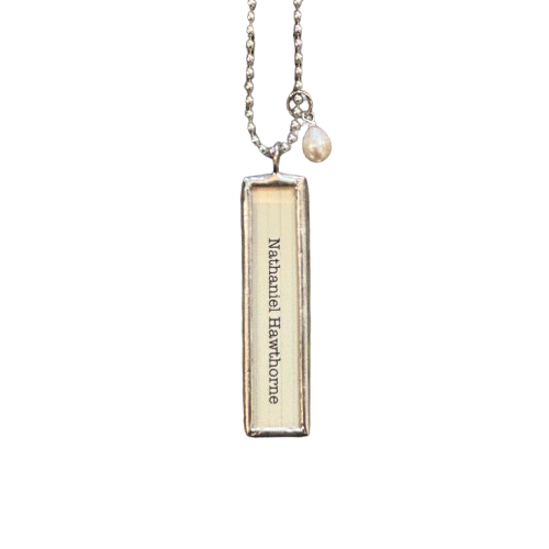 Literary Quote Necklace - Felt the Freedom