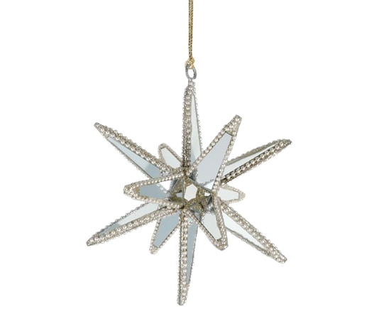 Mirrored Starburst Ornament