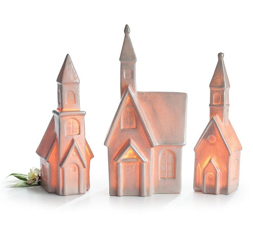 Ceramic Church Decor, blush