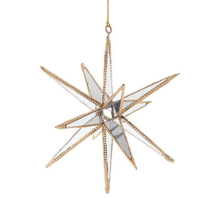 Gold Starburst Ornament (large)