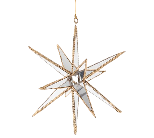 Mirrored Starburst Ornament