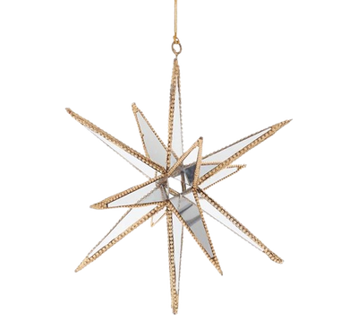 Mirrored Starburst Ornament