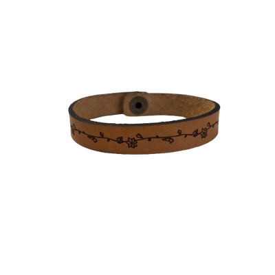 Leather Bracelet - Daisy Chain