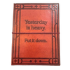 Leather Journal - Yesterday is Heavy