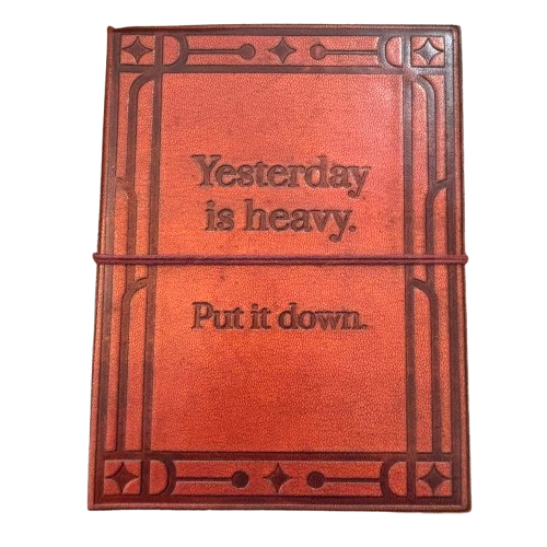 Leather Journal - Yesterday is Heavy
