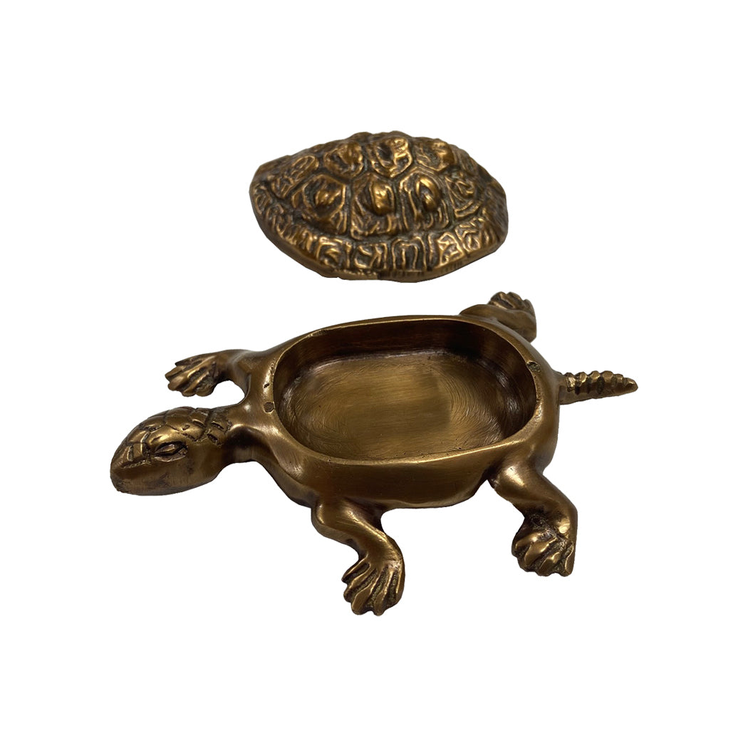Brass Turtle Box