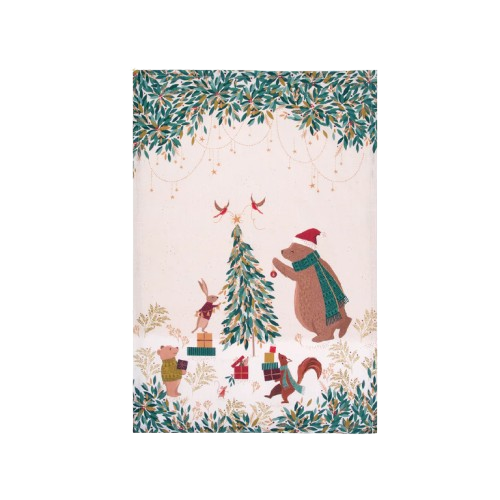 Tea Towel - Tree Decorating