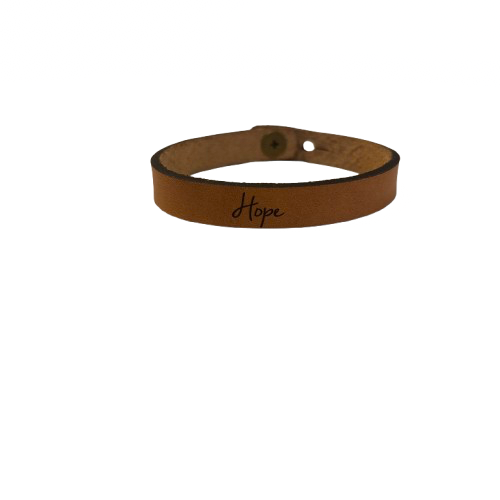 Leather Bracelet - Hope
