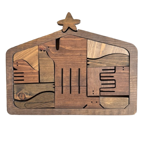 Wooden Nesting Nativity
