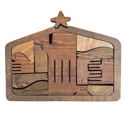 Wooden Nesting Nativity