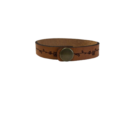 Leather Bracelet - Daisy Chain